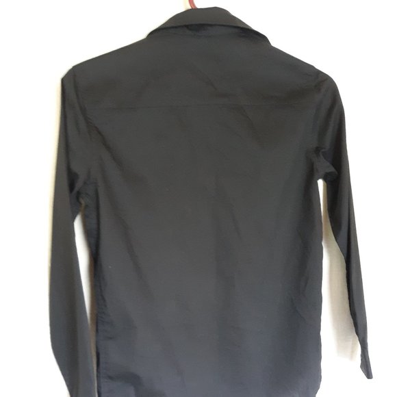 Calvin Klein black slim fit stretch shirt 14 - Picture 2 of 4